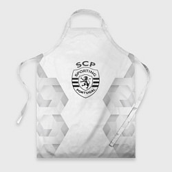 Фартук кулинарный Sporting white poly, цвет: 3D-принт