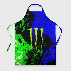 Фартук Monster energy кислотный огонь