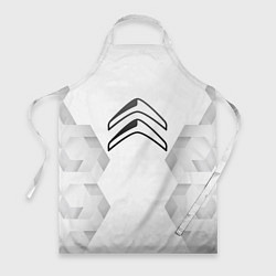 Фартук кулинарный Citroen white poly, цвет: 3D-принт