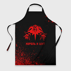 Фартук кулинарный Король и Шут - red gradient, цвет: 3D-принт