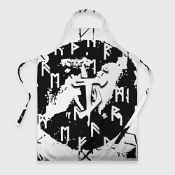 Фартук кулинарный Doom символы краски, цвет: 3D-принт