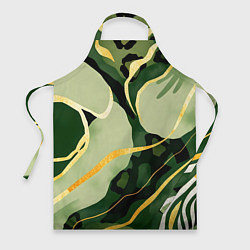 Фартук Зеленый природный паттерн
