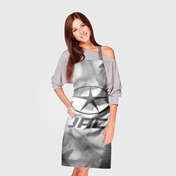 Фартук кулинарный JAC - white gradient, цвет: 3D-принт — фото 2