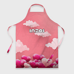 Фартук Inzoi сердечки и облака