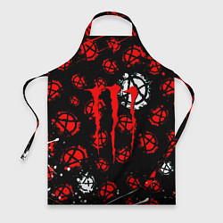 Фартук кулинарный Monster energy anarhy, цвет: 3D-принт