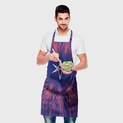 Фартук кулинарный Bring Me the Horizon red energy, цвет: 3D-принт — фото 2