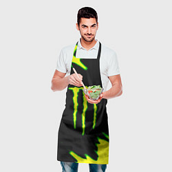 Фартук кулинарный Кислотный монстр энерджи, цвет: 3D-принт — фото 2