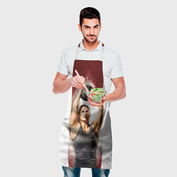 Фартук кулинарный Толкательница ядра, цвет: 3D-принт — фото 2