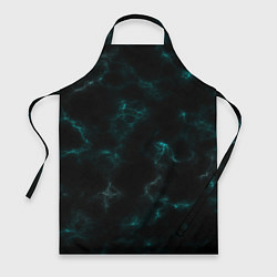 Фартук Color black turquoise