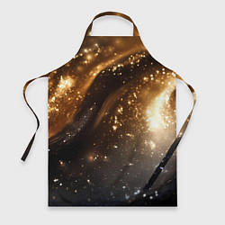 Фартук Блестящая текстура кофейного цвета