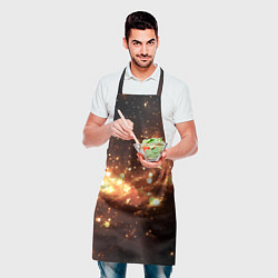 Фартук кулинарный Искры и огоньки текстура, цвет: 3D-принт — фото 2