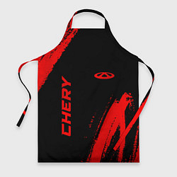 Фартук Chery - red gradient вертикально