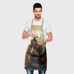 Фартук кулинарный Doom dark ages doom guy, цвет: 3D-принт — фото 2