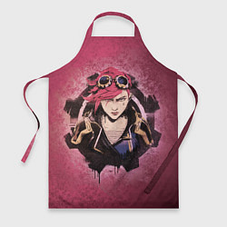 Фартук кулинарный Вай Аркейн, цвет: 3D-принт