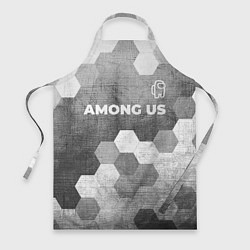 Фартук Among Us - grey gradient посередине