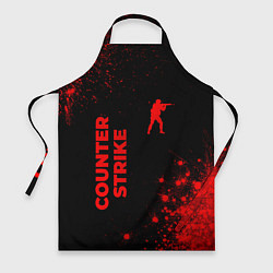 Фартук Counter Strike - red gradient вертикально