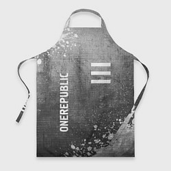 Фартук OneRepublic - grey gradient вертикально