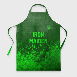 Фартук Iron Maiden - green gradient посередине