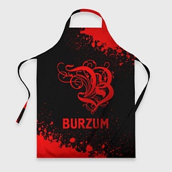 Фартук Burzum - red gradient