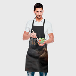 Фартук кулинарный ACDC металлический лого, цвет: 3D-принт — фото 2