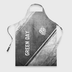 Фартук кулинарный Green Day - grey gradient вертикально, цвет: 3D-принт