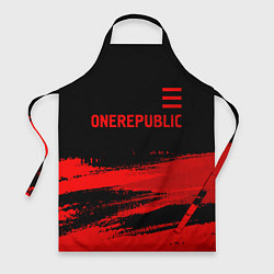 Фартук OneRepublic - red gradient посередине