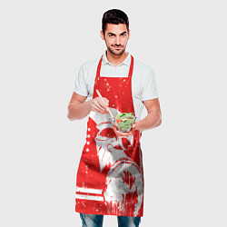 Фартук кулинарный Спартак - воин спарты, цвет: 3D-принт — фото 2