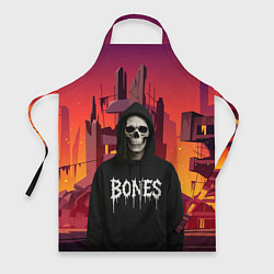 Фартук кулинарный Bones скелет, цвет: 3D-принт