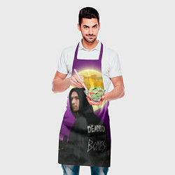 Фартук кулинарный Deadboy Bones, цвет: 3D-принт — фото 2