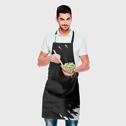 Фартук кулинарный Monster energy fire white, цвет: 3D-принт — фото 2