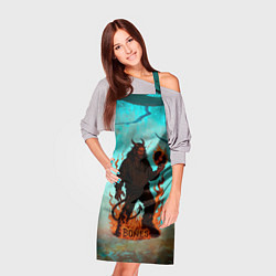 Фартук кулинарный Bones в стиле демона, цвет: 3D-принт — фото 2