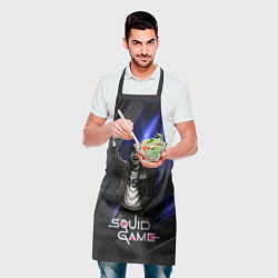 Фартук кулинарный Победа игрока 456 Игра в кальмара, цвет: 3D-принт — фото 2