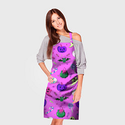 Фартук кулинарный Halloween pink, цвет: 3D-принт — фото 2