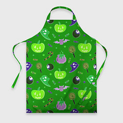 Фартук кулинарный Halloween green, цвет: 3D-принт