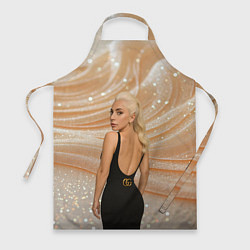 Фартук Леди Гага в черном платье
