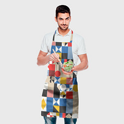 Фартук кулинарный Геометрический балаган, цвет: 3D-принт — фото 2