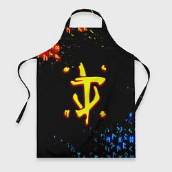 Фартук Doom огненные символы
