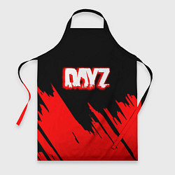 Фартук кулинарный Dayz штрихи красок, цвет: 3D-принт