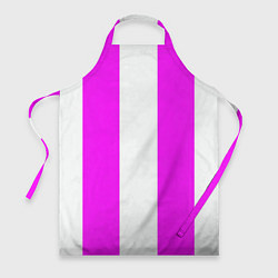 Фартук кулинарный Color white and pink, цвет: 3D-принт