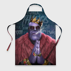 Фартук кулинарный Танос с короной, цвет: 3D-принт