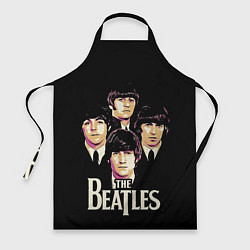 Фартук кулинарный The Beatles faces, цвет: 3D-принт