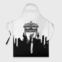 Фартук кулинарный Liverpool жидкие краски, цвет: 3D-принт