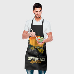 Фартук кулинарный Внедорожники, offroad, цвет: 3D-принт — фото 2