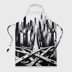 Фартук кулинарный American metropolis, цвет: 3D-принт