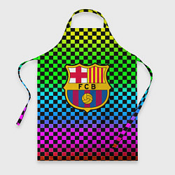 Фартук кулинарный Barcelona gradient neon, цвет: 3D-принт