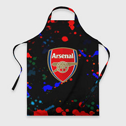 Фартук кулинарный Arsenal неоновые брызги красок, цвет: 3D-принт