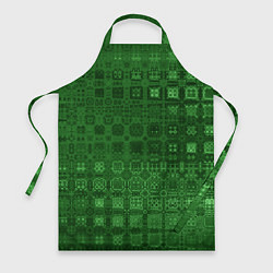 Фартук Текстура изумрудное мерцание