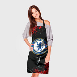Фартук кулинарный Chelsea брызги красок текстура, цвет: 3D-принт — фото 2
