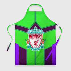 Фартук кулинарный Liverpool геометрия текстура спорт, цвет: 3D-принт