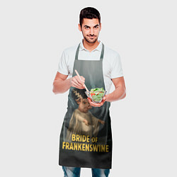 Фартук кулинарный Франкенштейн свинья невеста, цвет: 3D-принт — фото 2